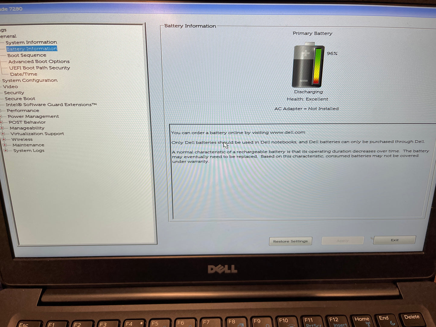 Dell 2017 Latitude 7280 2.8GHz i7-7600U 8GB RAM 256GB SSD W10 Pro - Excellent