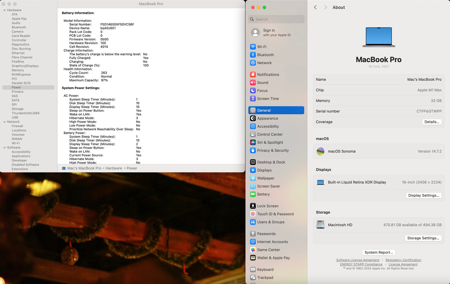 Apple 2021 MacBook Pro 16" M1 Max (24-Core GPU) 32GB RAM 512GB SSD - Very good