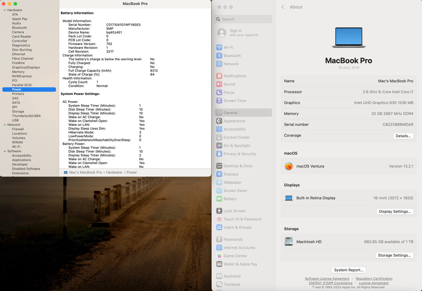 Apple 2019 MacBook Pro 16 in TB 2.6GHz 6-Core i7 32GB RAM 1TB SSD RP5300M 4GB