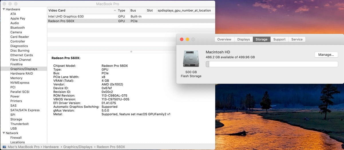 Apple 2019 MacBook Pro 15 in 2.3GHz i9 32GB RAM 512GB SSD RP560X 4GB - Excellent