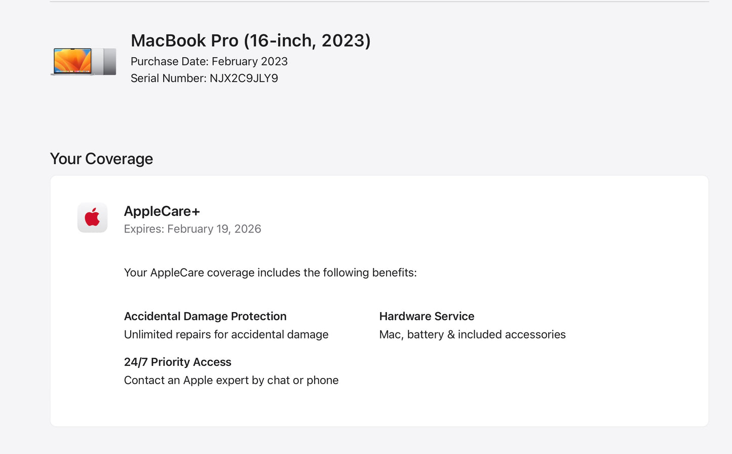 Apple 2023 MacBook Pro 16" M2 Pro (19-Core GPU) 32GB RAM 2TB SSD AC+ - Very good