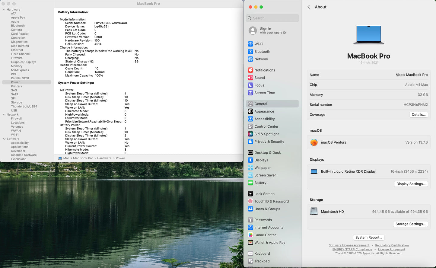 Apple 2021 MacBook Pro 16" M1 Max (32-Core GPU) 32GB RAM 512GB SSD Excellent