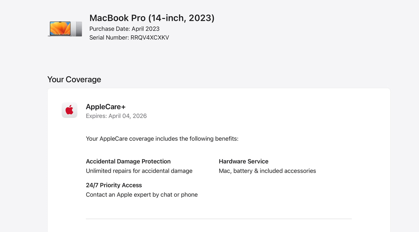 Apple 2023 MacBook Pro 14" M2 Pro (19-Core GPU) 16GB RAM 1TB SSD AC+ Very good