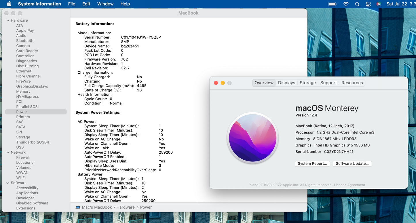 Apple 2017 Macbook Pro 12in 1.2GHz m3 8GB RAM 256GB SSD IHDG615 - Very Good