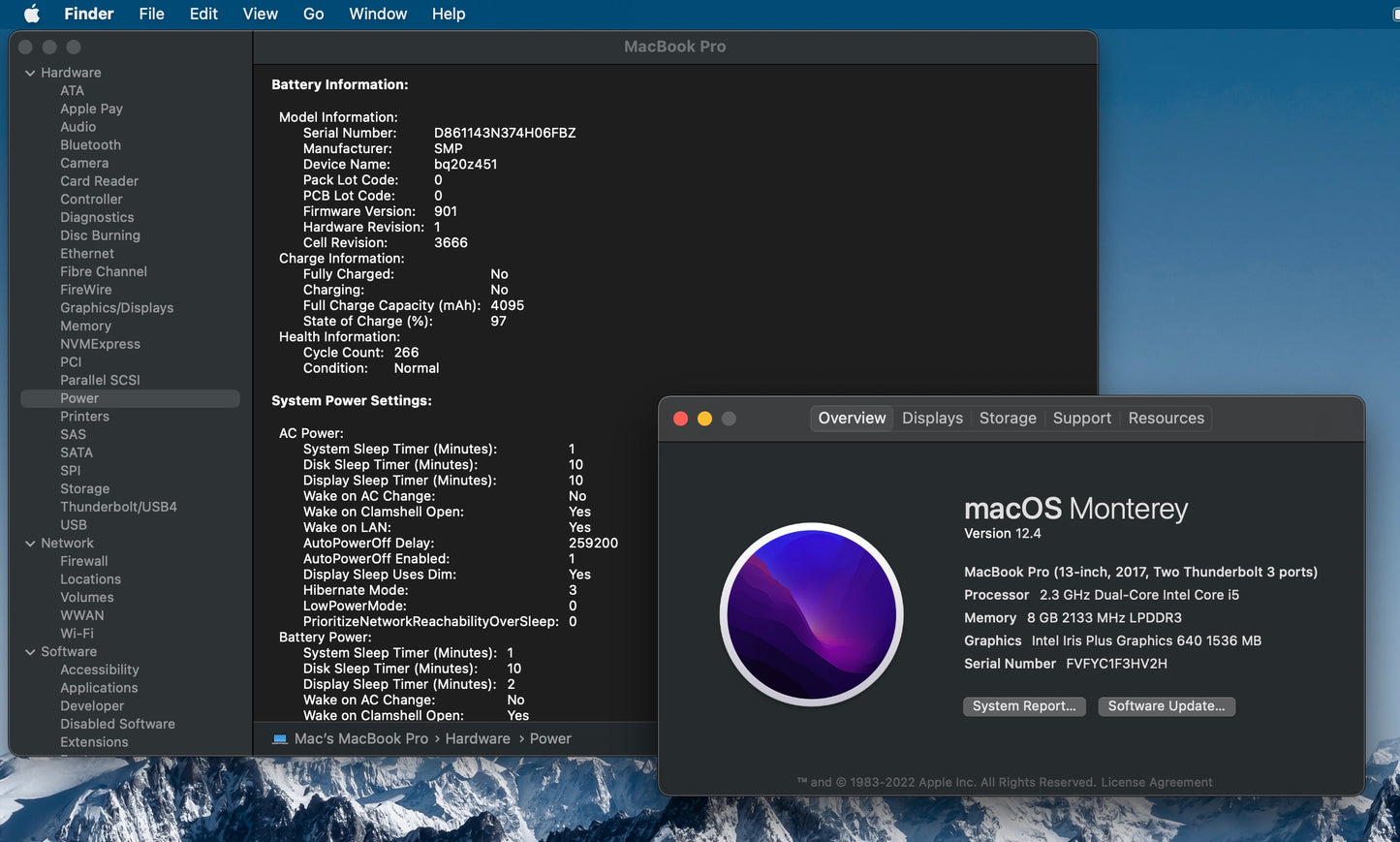 Apple 2017 Macbook Pro 13in 2.3GHz i5 8GB RAM 512GB SSD IIPG640 - Good