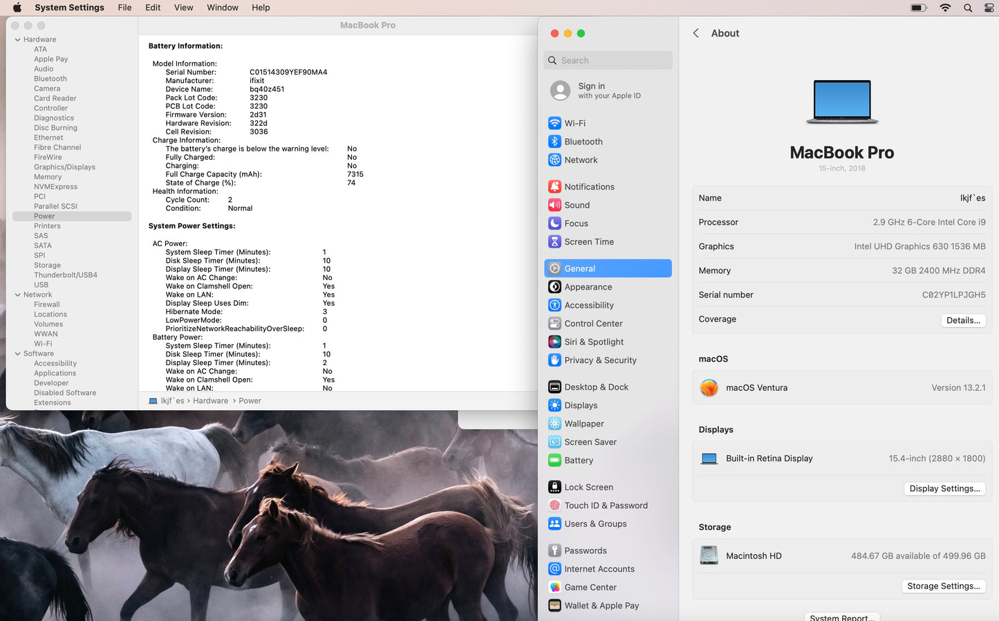 Apple 2018 Macbook Pro 15in 2.9GHz i9 32GB RAM 512GB SSD RP555X 4GB - Very Good