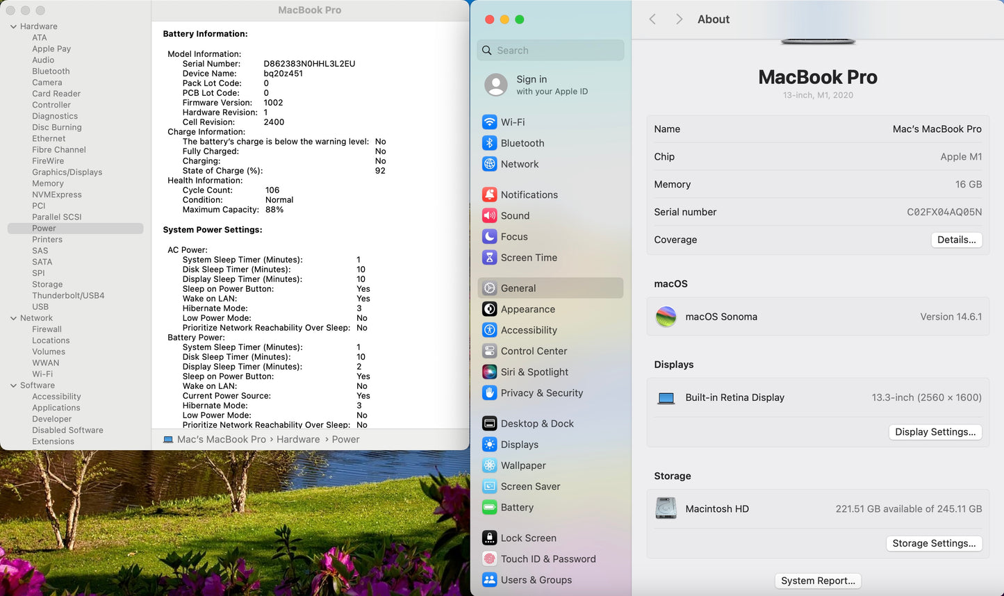 Apple 2020 MacBook Pro 13" M1 3.2GHz (8-Core GPU) 16GB RAM 256GB SSD - Very Good