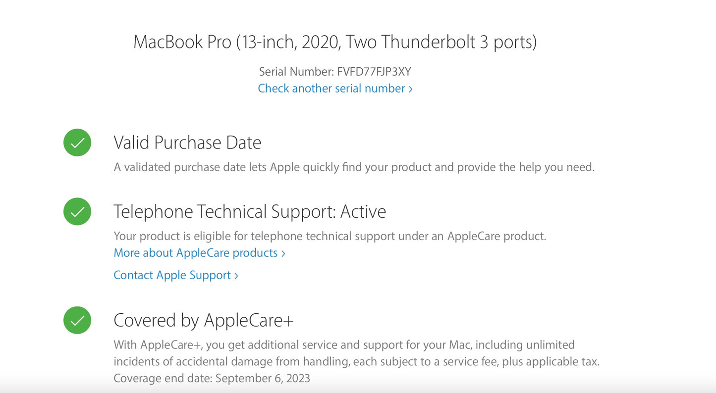 Apple 2020 13 in MacBook Pro 1.4GHz Quad-Core i5 8GB RAM 256GB SSD AC+