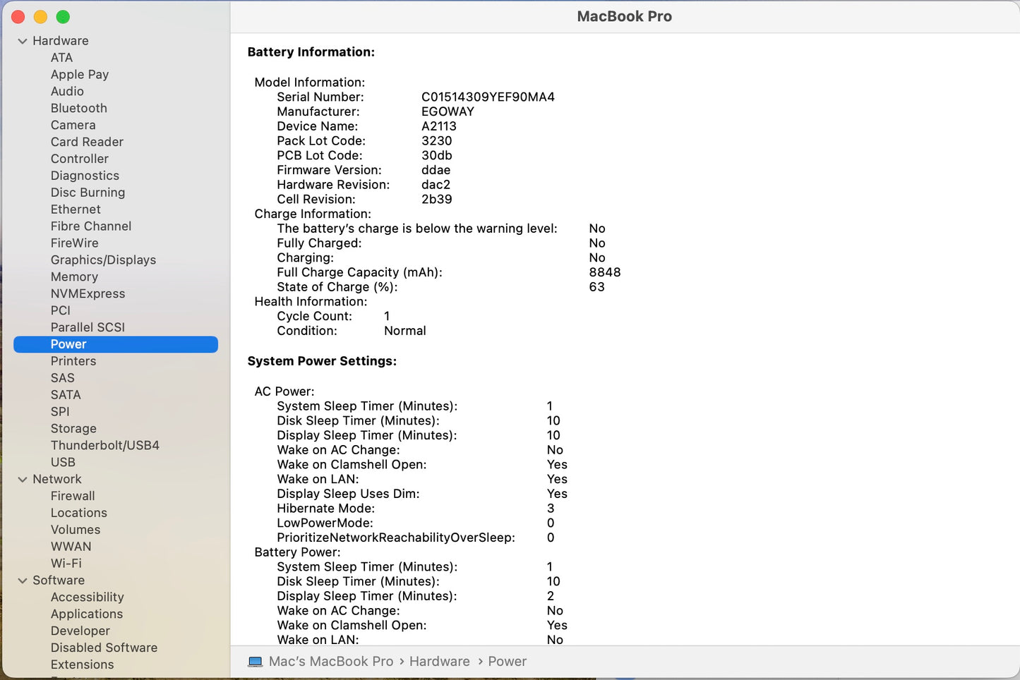 Apple 2019 16 in MacBook Pro TB 2.6GHz 6-Core i7 16GB RAM 1TB SSD RP5300M 4GB