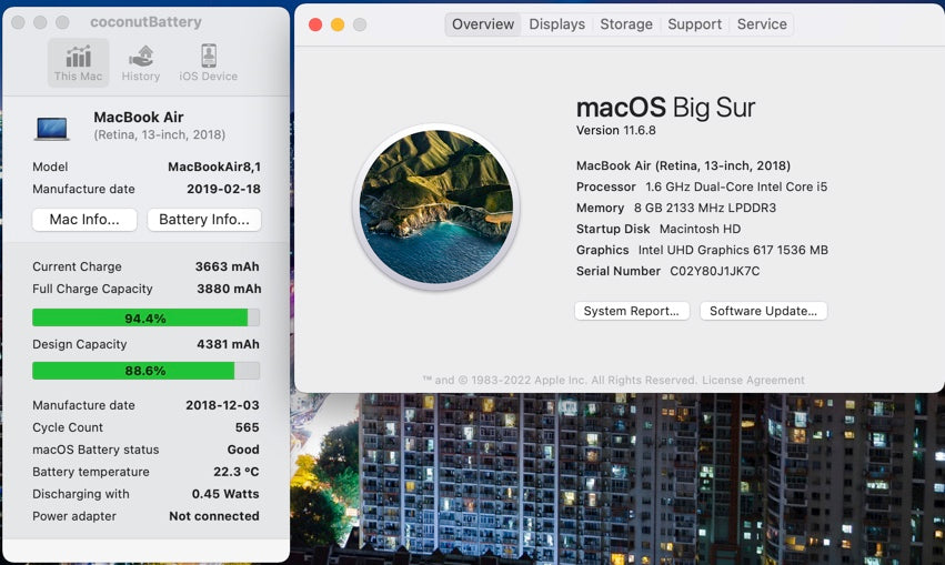 Apple 2018 13 in MacBook Air 1.6GHz Dual-Core i5 8GB RAM 128GB SSD IUG617