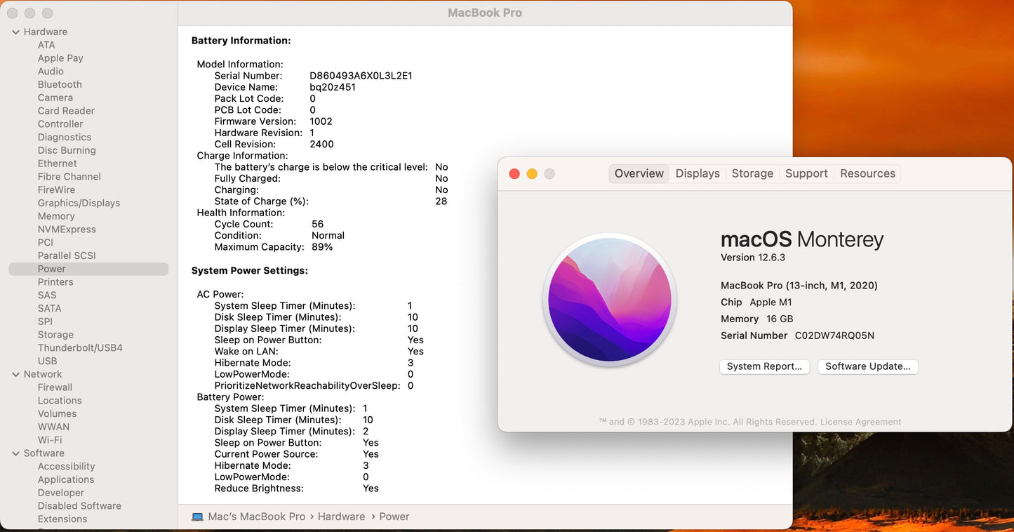 Apple 2020 MacBook Pro 13 in M1 3.2GHz 8-Core CPU 8-Core GPU 16GB RAM 256GB SSD