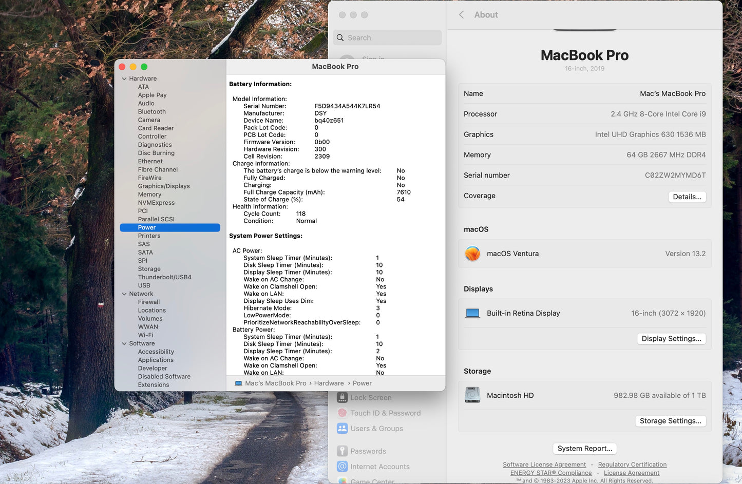 Apple 2019 MacBook Pro 16 in TB 2.4GHz 8-Core i9 64GB RAM 1TB SSD RP5500M 8GB