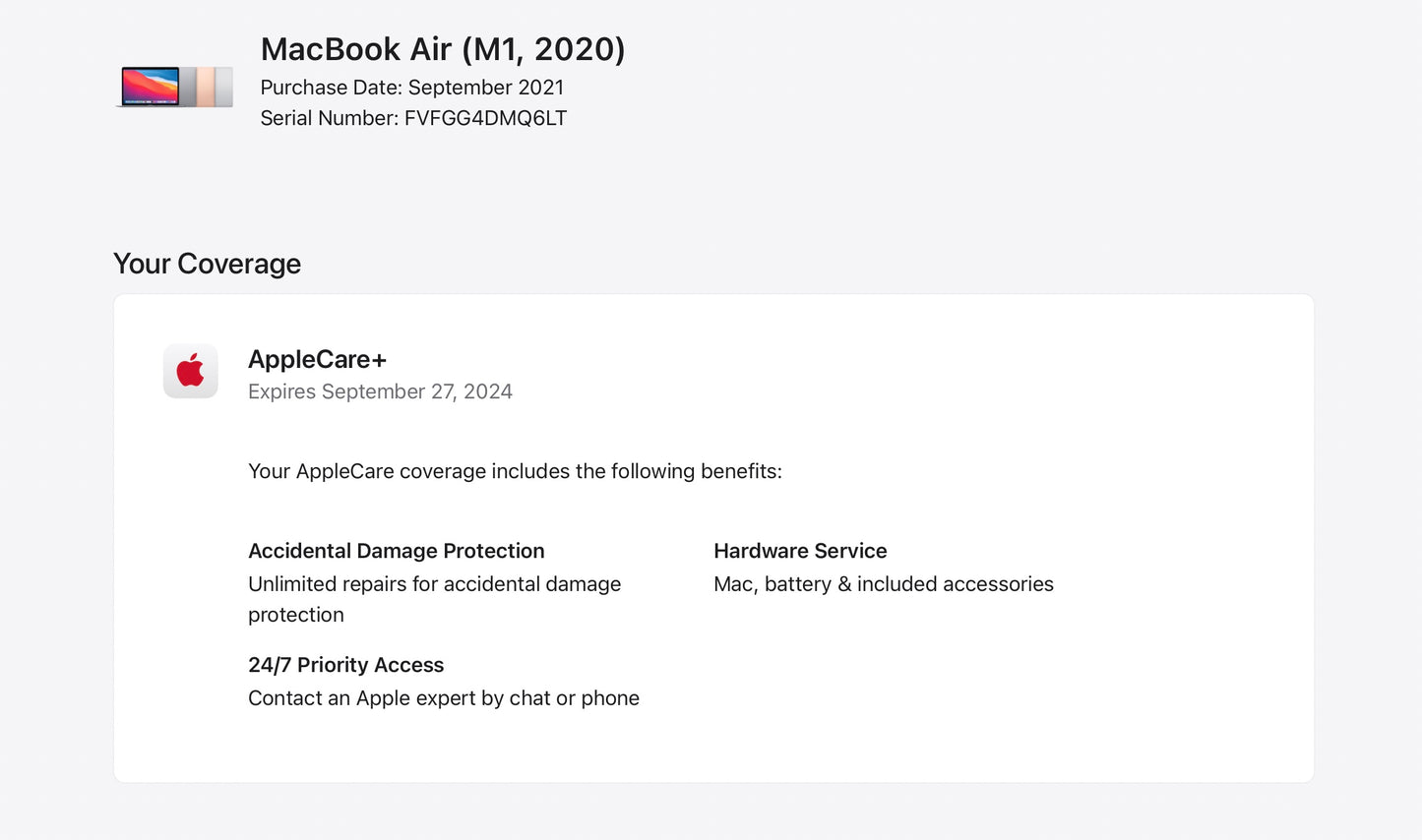 Apple 2020 MacBook Air 13 in M1 3.2GHz (8-Core) GPU 16GB RAM 1TB SSD AC+