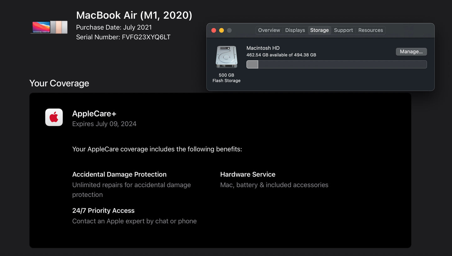 Apple 2020 MacBook Air 13 in M1 3.2GHz (8-Core) GPU 16GB RAM 512GB SSD AC+