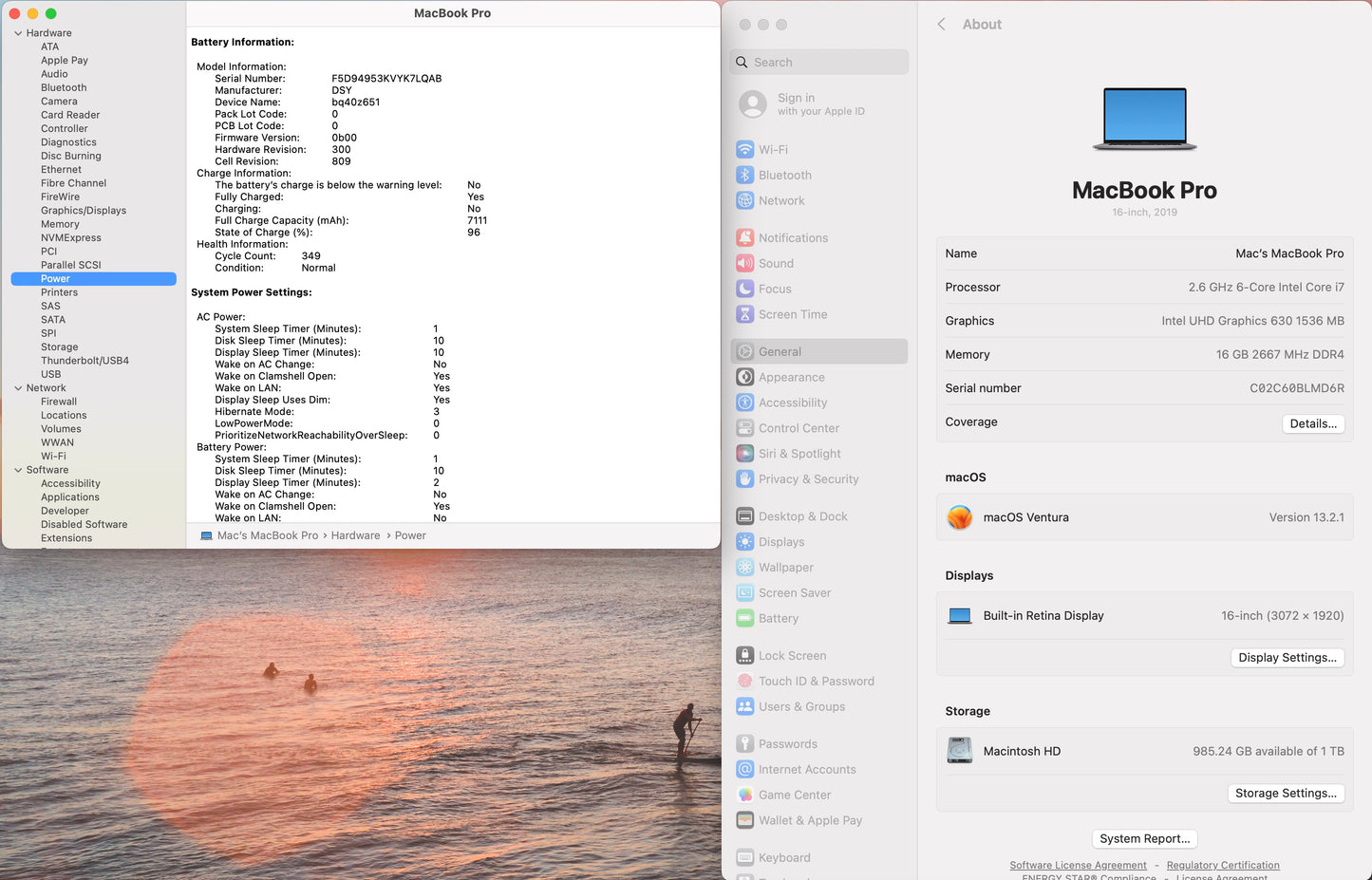 Apple 2019 MacBook Pro 16 in TB 2.6GHz 6-Core i7 16GB RAM 1TB SSD RP5300M 4GB