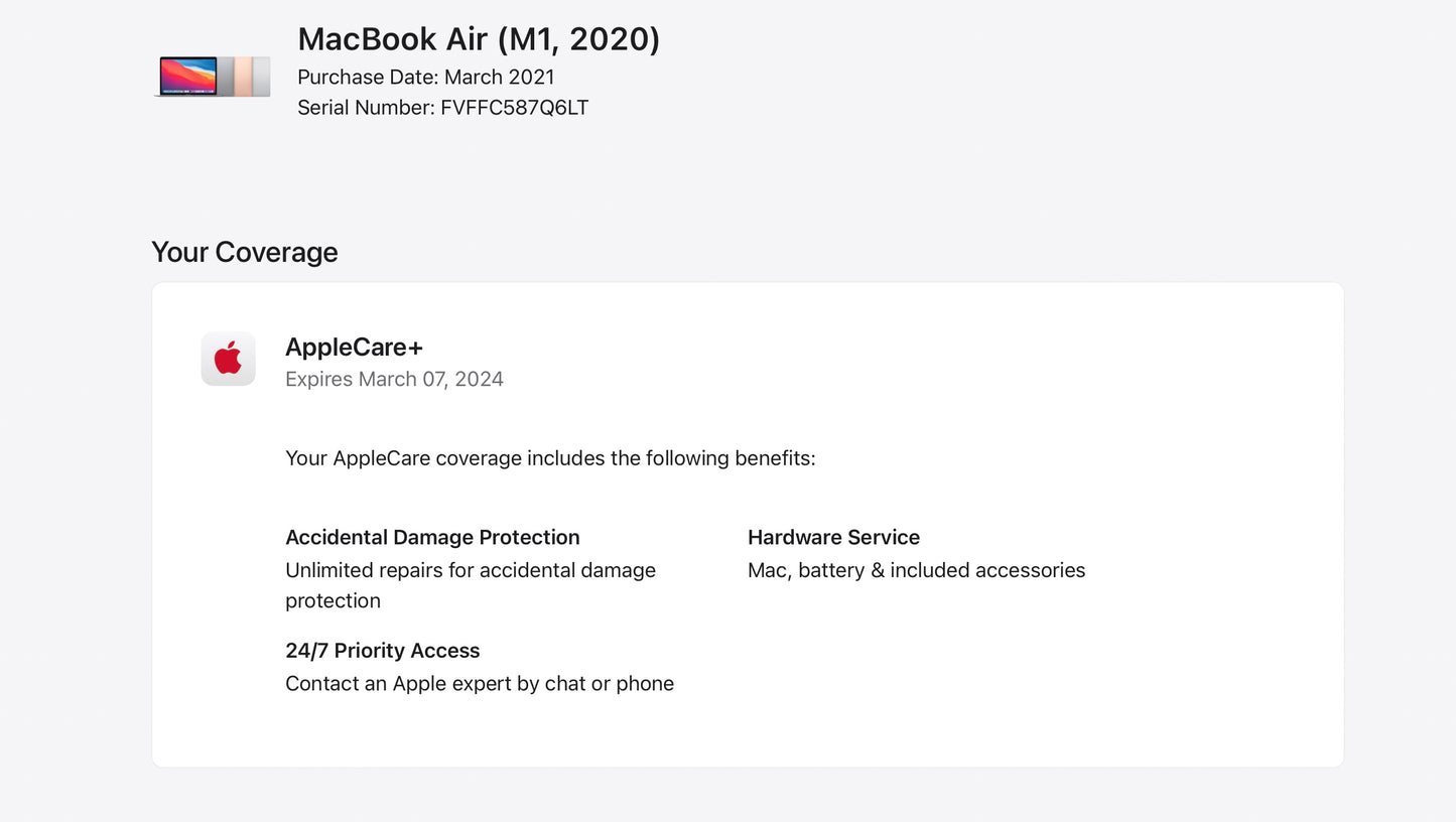 Apple 2020 MacBook Air 13 in M1 3.2GHz (8-Core) GPU 16GB RAM 512GB SSD AC+