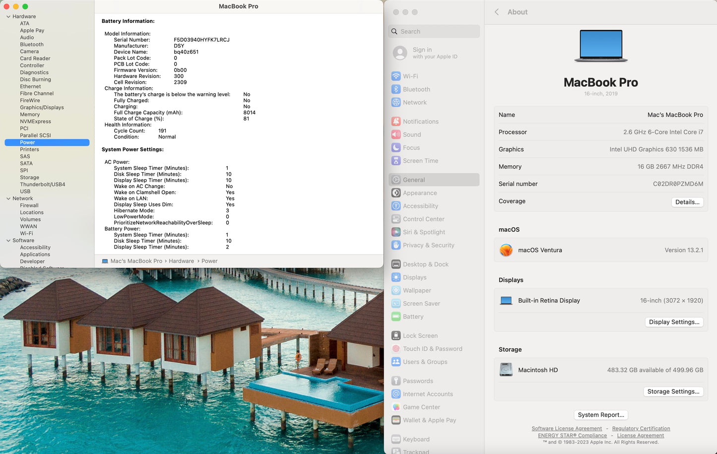 Apple 2019 MacBook Pro 16 in TB 2.6GHz 6-Core i7 16GB RAM 512GB SSD RP5300M 4GB