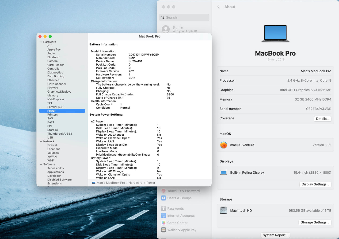 Apple 2019 MacBook Pro 15 in TB 2.4GHz 8-Core i9 32GB RAM 512GB SSD RP560X 4GB