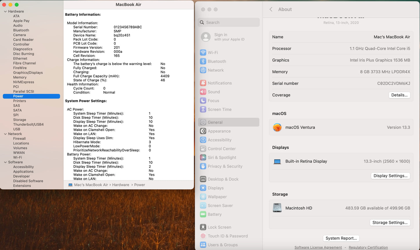 Apple 2020 MacBook Air 13 in 1.1GHz Quad-Core i5 8GB RAM 512GB IIPG 1536