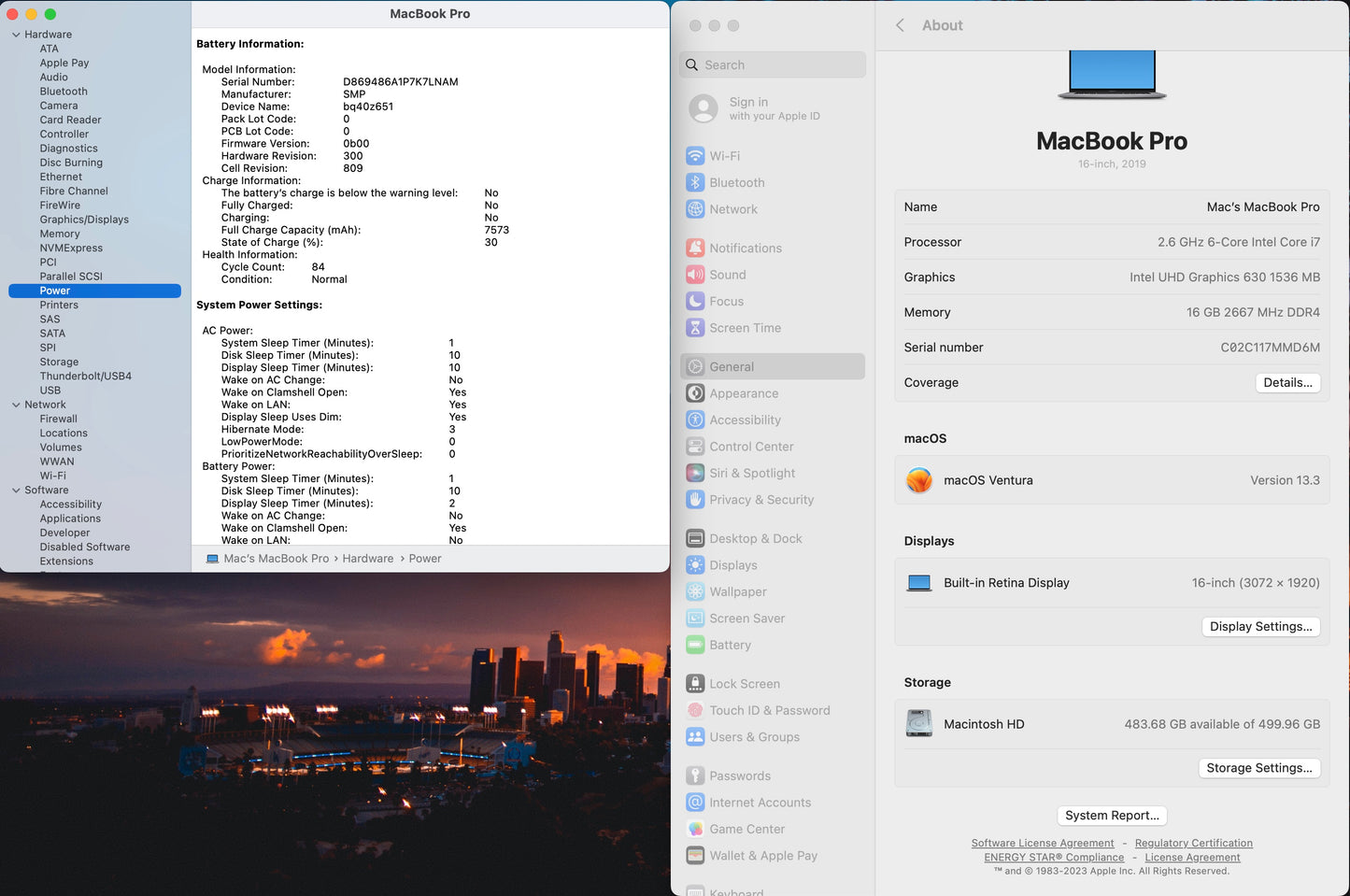 Apple 2019 MacBook Pro 16 in TB 2.6GHz 6-Core i7 16GB RAM 512GB SSD RP5300M 4GB