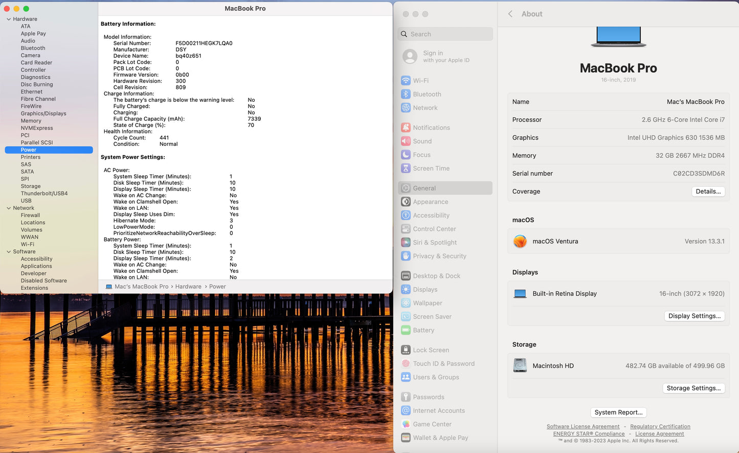 Apple 2019 MacBook Pro 16 in TB 2.6GHz 6-Core i7 32GB RAM 512GB SSD RP5300M 4GB