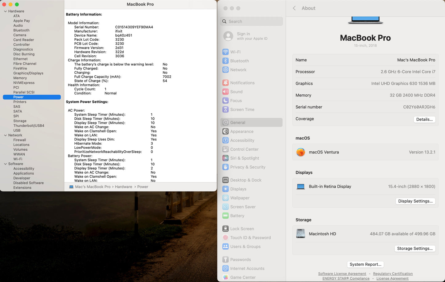 Apple 2018 MacBook Pro 15 in TB 2.6GHz 6-Core i7 32GB RAM 512GB RP560X 4GB