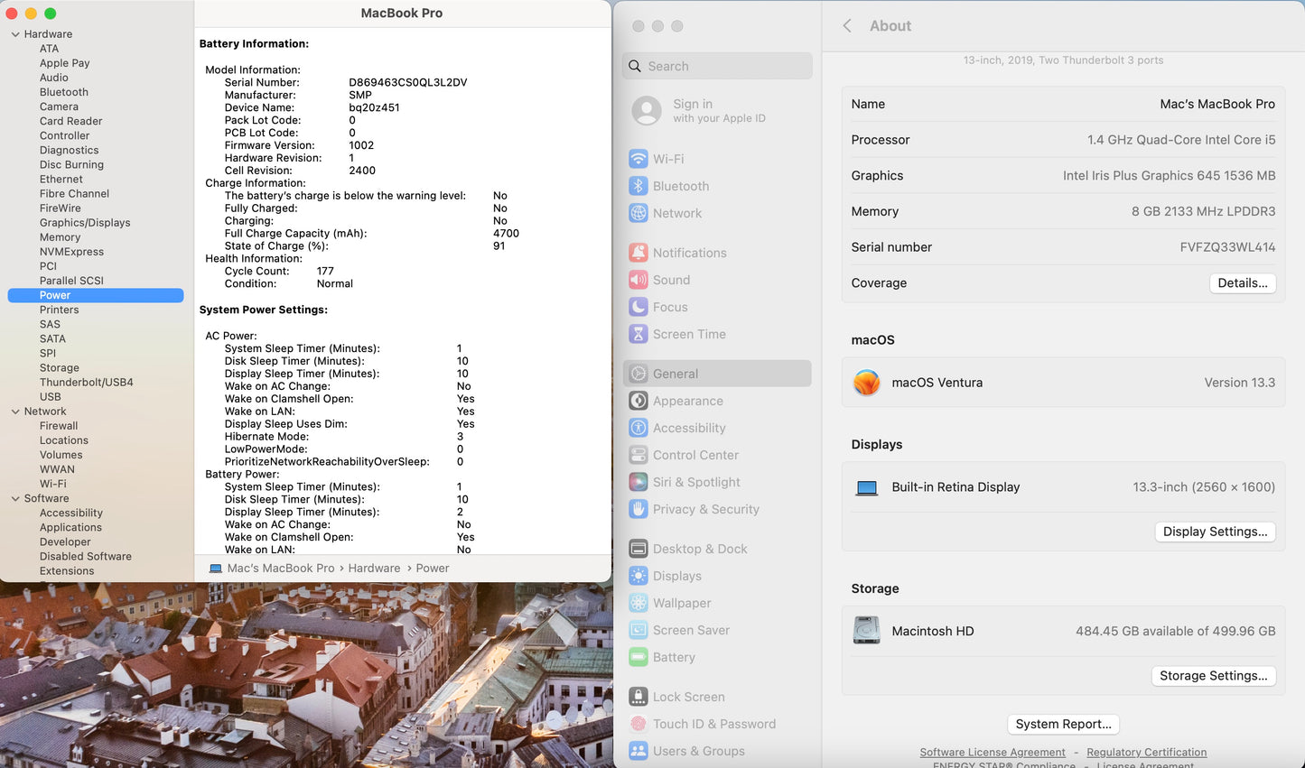 Apple 2019 MacBook Pro 13 in TB 1.4GHz Quad-Core i5 8GB RAM 512GB SSD IIPG 645