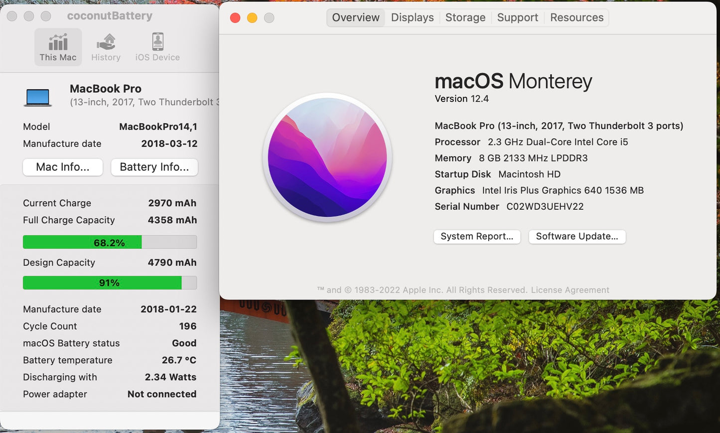 Apple 2017 13 in MacBook Pro Retina 2.3GHz Dual-Core i5 8GB 128GB SSD IIPG640