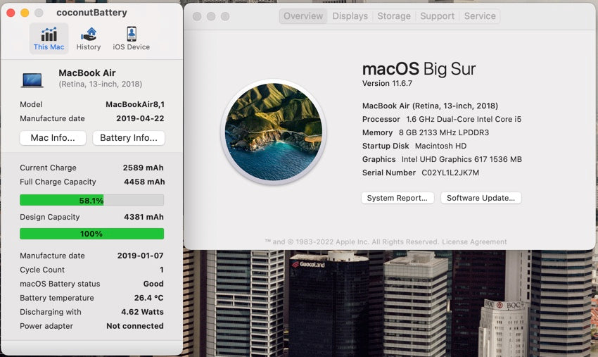 Apple 2018 13 in MacBook Air 1.6GHz Dual-Core i5 8GB RAM 512GB SSD IUG617