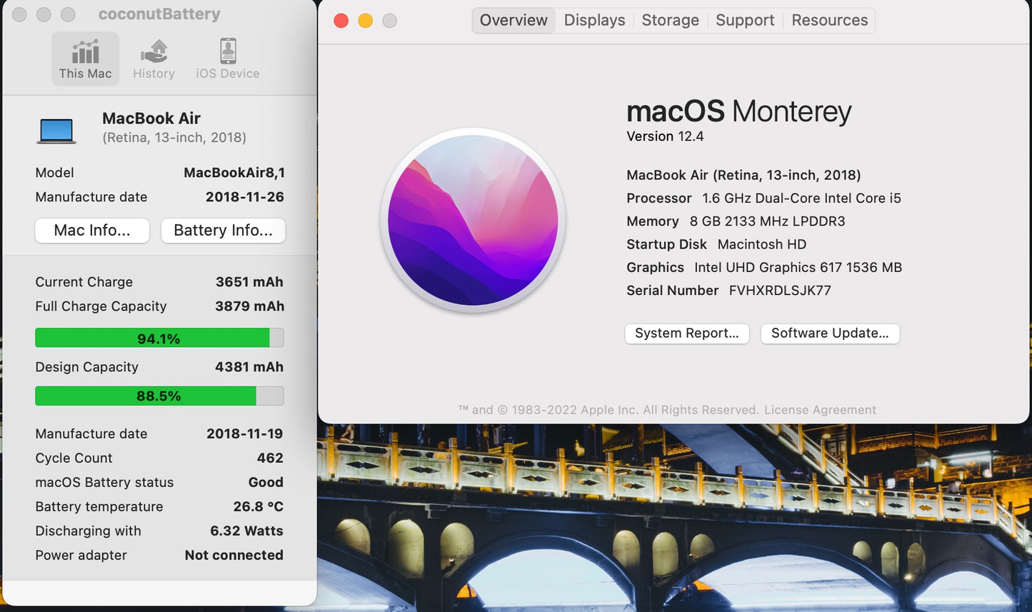 Apple 2018 13 in MacBook Air 1.6GHz Dual-Core i5 8GB RAM 128GB SSD IUG617