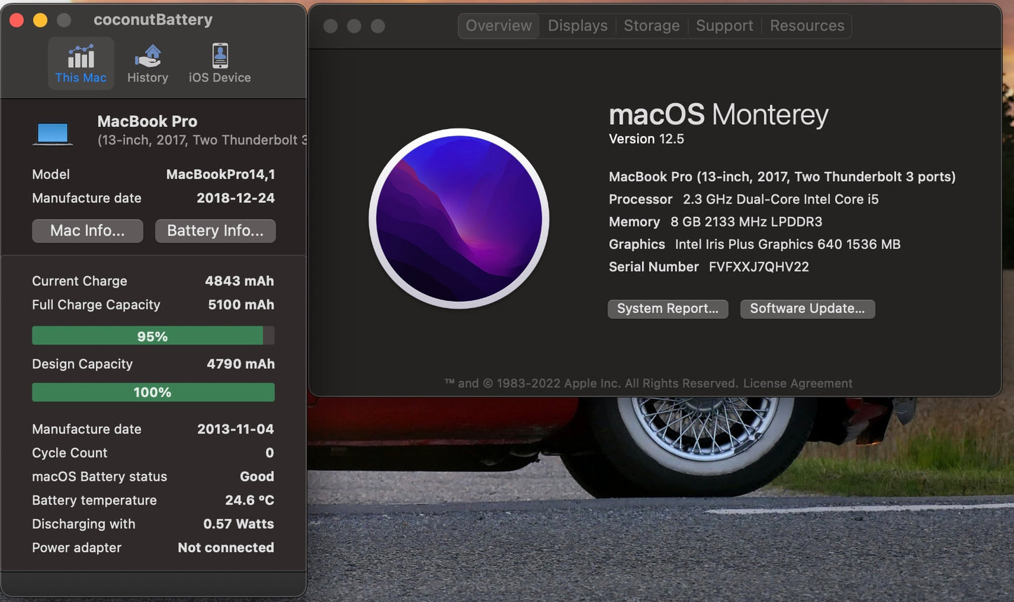 Apple 2017 13 in MacBook Pro Retina 2.3GHz Dual-Core i5 8GB 128GB SSD IIPG640