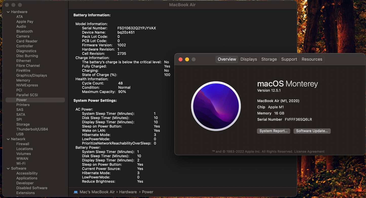 Apple 2020 MacBook Air M1 Chip 8-Core CPU 7-Core GPU 16GB RAM 256GB SSD