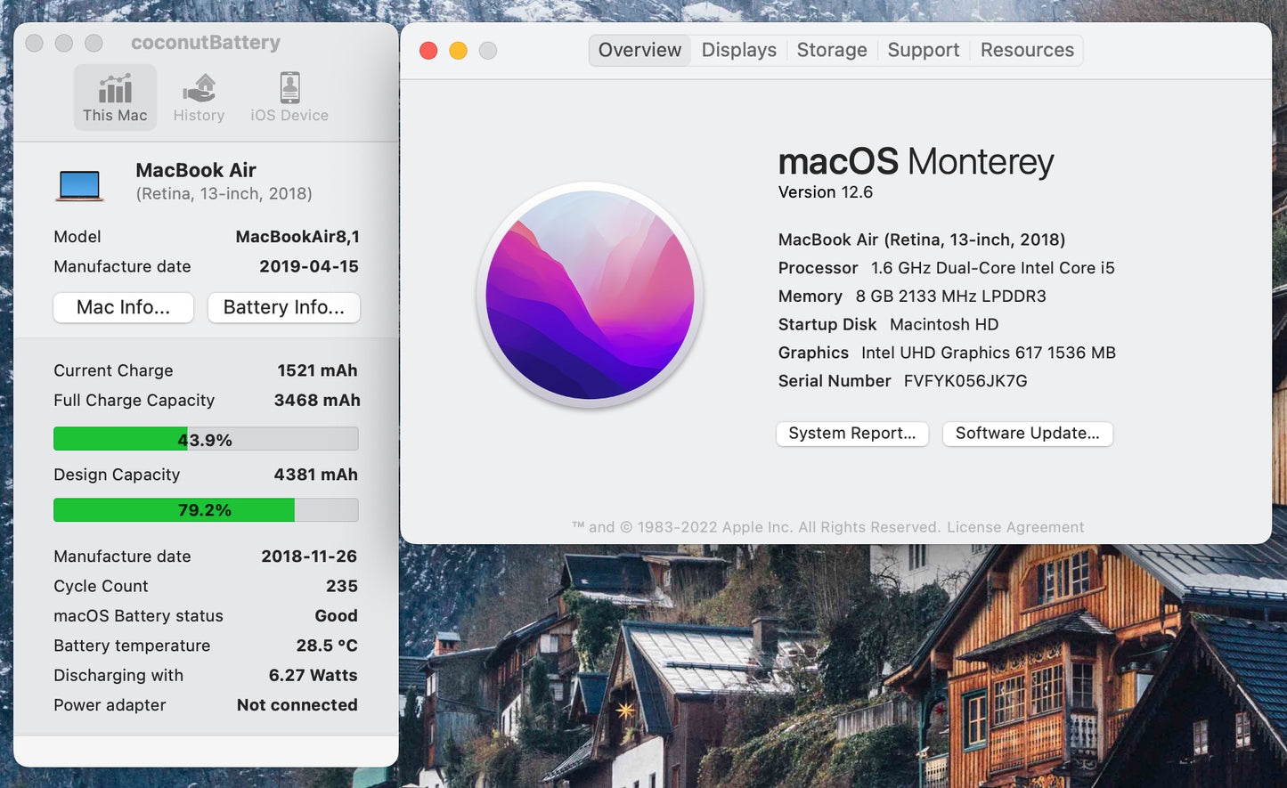 Apple 2018 13 in MacBook Air 1.6GHz Dual-Core i5 8GB RAM 256GB SSD IUG617