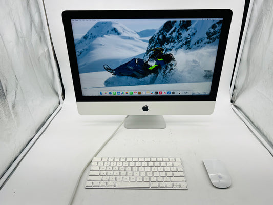 Apple 2019 iMac 21 in 4K 3.6GHz i3 8GB RAM 1TB Fusion Drive RP555X 2GB - Good