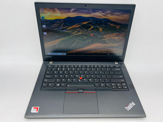 Lenovo ThinkPad A475 14" AMD Pro A10-9700B 16GB RAM 256GB SSD Win10P - Very Good