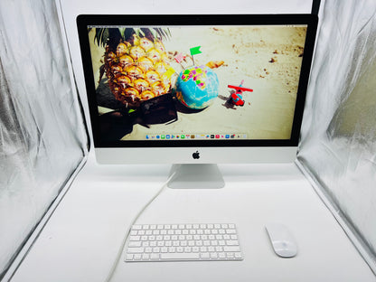Apple 2017 iMac 27 in 5K 3.4GHz i5 16GB RAM 256GB SSD RP570 4GB - Very Good
