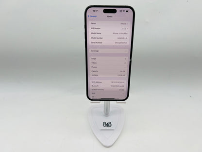 Apple iPhone 14 Pro Max GSM/CDMA Unlocked 128GB A2651 AC+ "Space Black" - Good