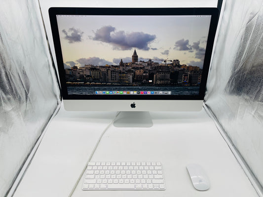 Apple 2020 iMac 27" 3.3GHz 6-Core i5 16GB RAM 1TB SSD RP5300 4GB  - Excellent