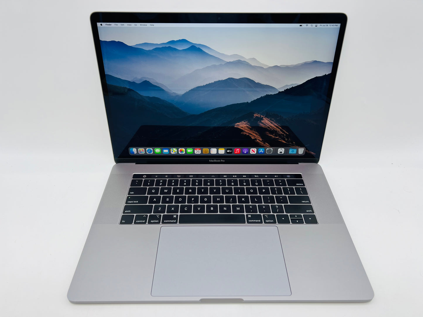 Apple 2019 MacBook Pro 15" TB 2.6GHz i7 16GB RAM 256GB SSD RP555X 4GB Very good