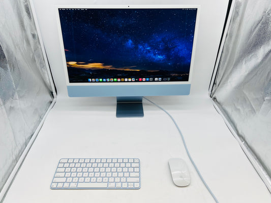 Apple 2021 iMac 24" M1 3.2GHz (8-Core-GPU) 8GB RAM 256GB SSD - Very Good