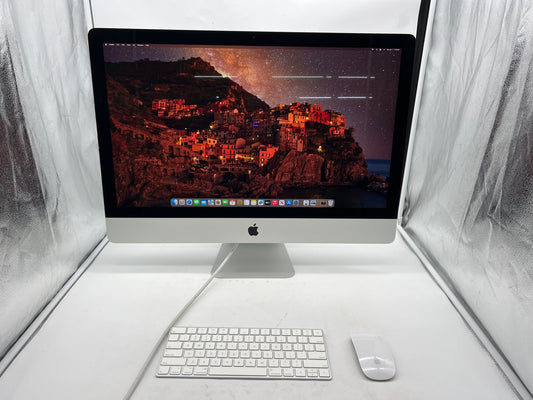 Apple 2019 iMac 27 in 5K 3.6GHz 8-Core i9 32GB RAM 1TB SSD RP580X 8GB - Good