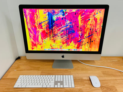 Apple 2020 iMac 27" 5K 3.6GHz i9 128GB RAM 2TB SSD RP5700XT 16GB - Very good