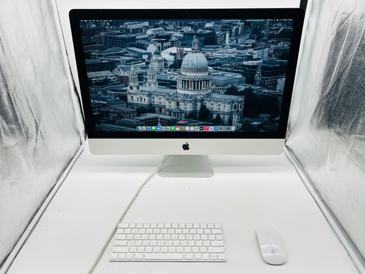Apple 2019 iMac 27 in 5K 3.6GHz i9 32GB RAM 512GB SSD RP580X 8GB - Very Good