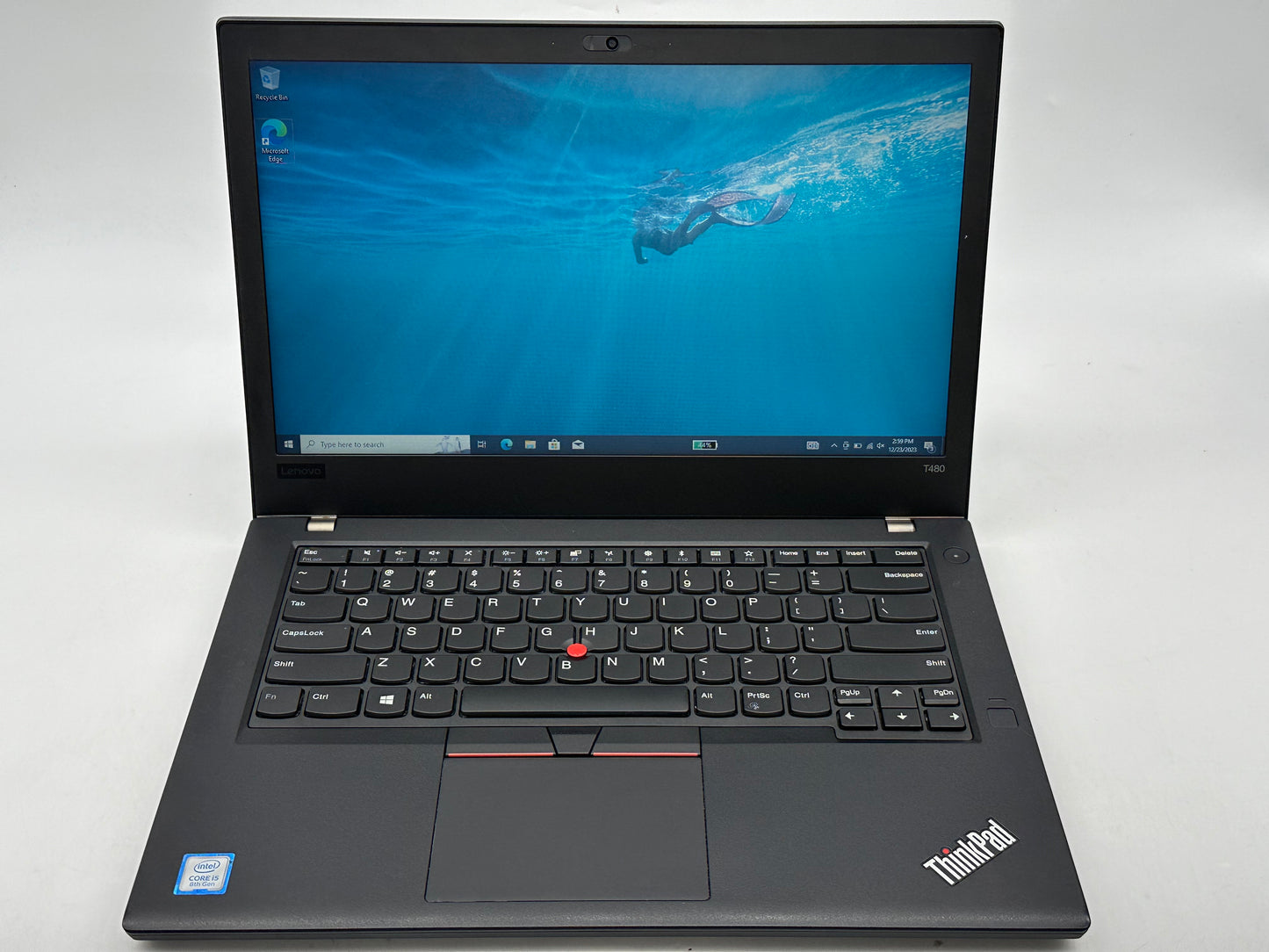 Lenovo ThinkPad T480 14" i5-8250U 1.6GHz 8GB RAM 512GB SSD Win 10 Pro- Very Good