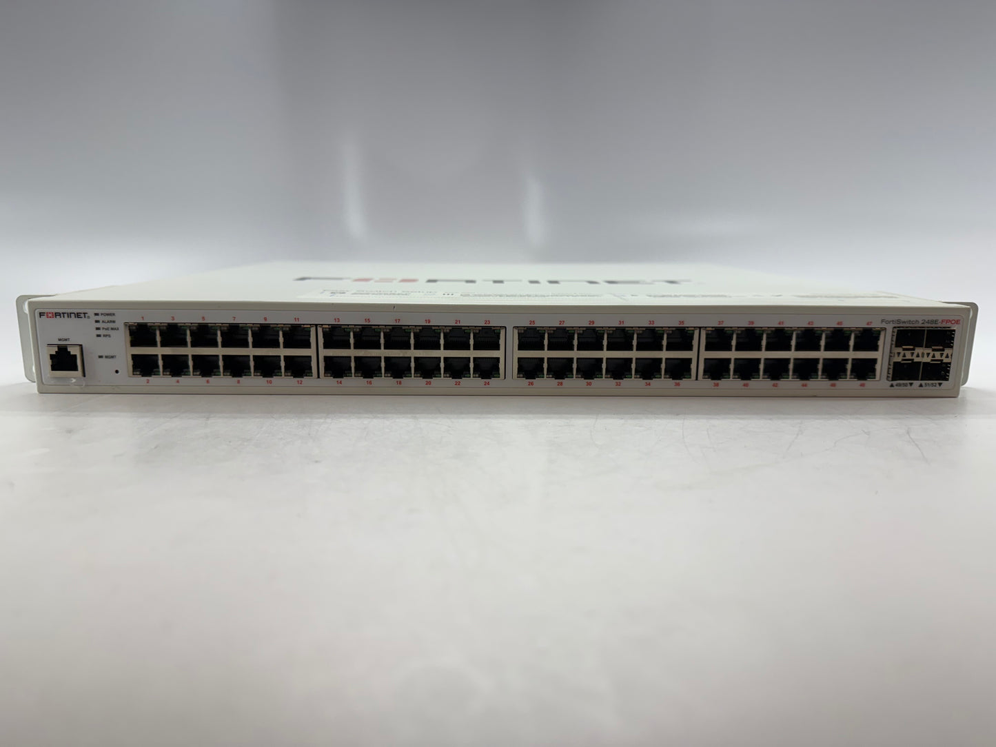 Fortinet FortiSwitch 248E-FPOE 48-Port PoE Switch 4 SFP