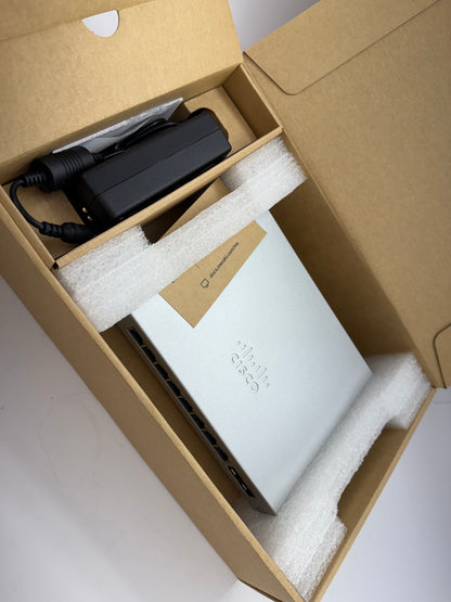 Cisco Meraki MS120-8 Cloud-Managed 8-Port Gigabit Ethernet switch w/ 2x SFP