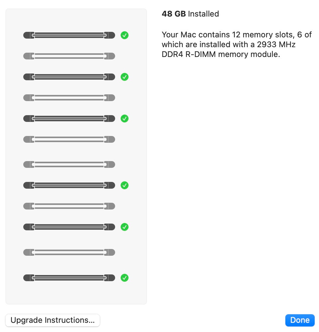Apple 2019 Mac Pro 3.3GHz 12-Core Xeon 48GB 1TB SSD RP W5700X 16GB - Excellent