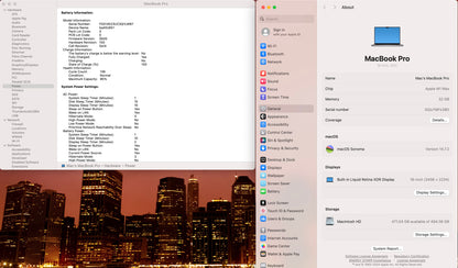 Apple 2021 MacBook Pro 16" M1 Max (24-Core GPU) 32GB RAM 512GB SSD Very good