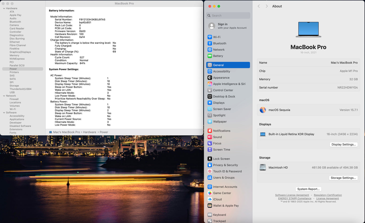 Apple 2021 MacBook Pro 16" M1 Pro (16-Core GPU) 32GB RAM 512GB SSD Very good