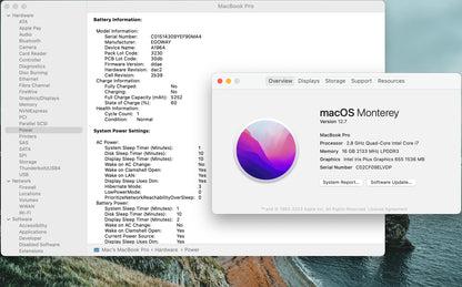 Apple 2019 MacBook Pro 13 in 2.8GHz i7 16GB RAM 1TB SSD IIPG655 - Very Good